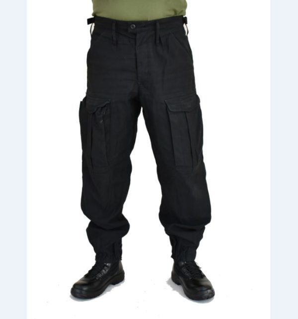 Spodnie bojówki czarne Policji UŻYWANE wzrost 176 cm