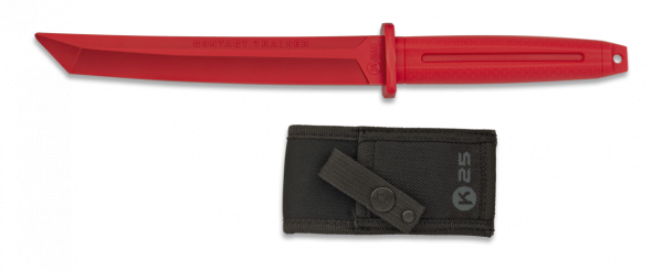 Nóż treningowy K25 model 32413 czerwony
