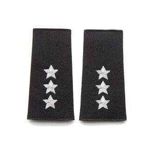 Pagony (pochewki) czarne do polaru Straży Granicznej - Porucznik WYPRZEDAŻ
