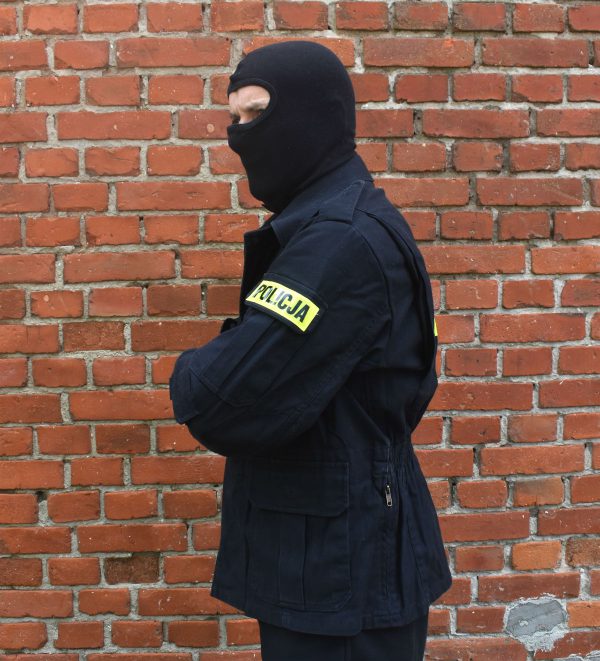 Bluza polowa czarna Policji używana wzrost 163