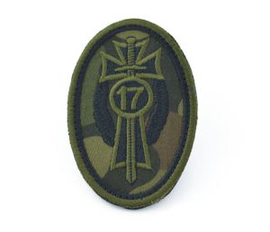 16 Batalion Saperów 21 BSP oznaka rozpoznawcza oliwkowa (rzep)
