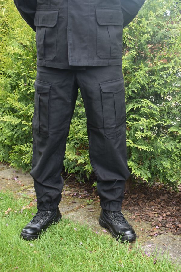 Spodnie bojówki czarne Policji oryginał na wzrost 200