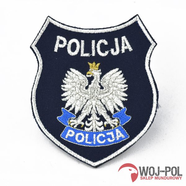 Emblemat granatowy POLICJA