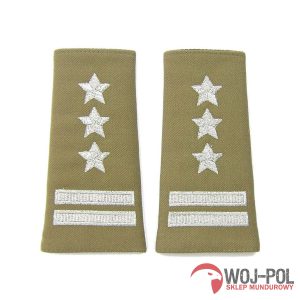 Pagony wyjściowe SG khaki - Generał Brygady