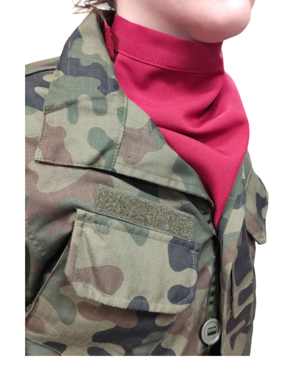 Apaszka mundurowa bordowa wojskowa