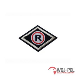 Emblemat Policji Romb "R" Ruch Drogowy