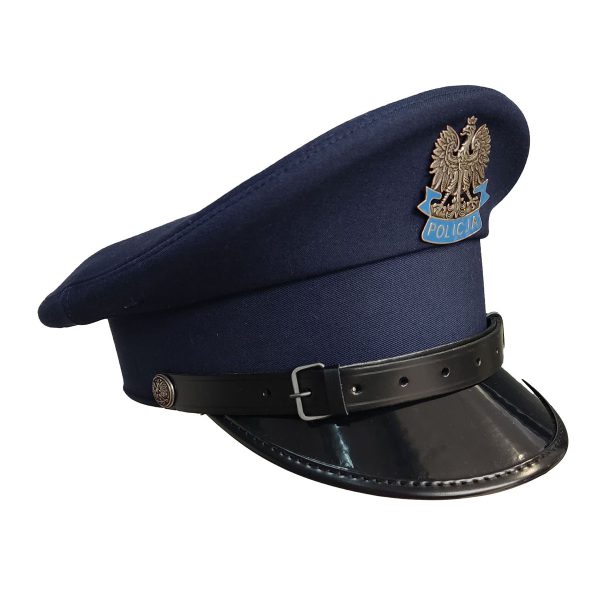 Czapka garnizonowa wyjściowa Policji nowy wzór szeregowy/podoficer/aspirant
