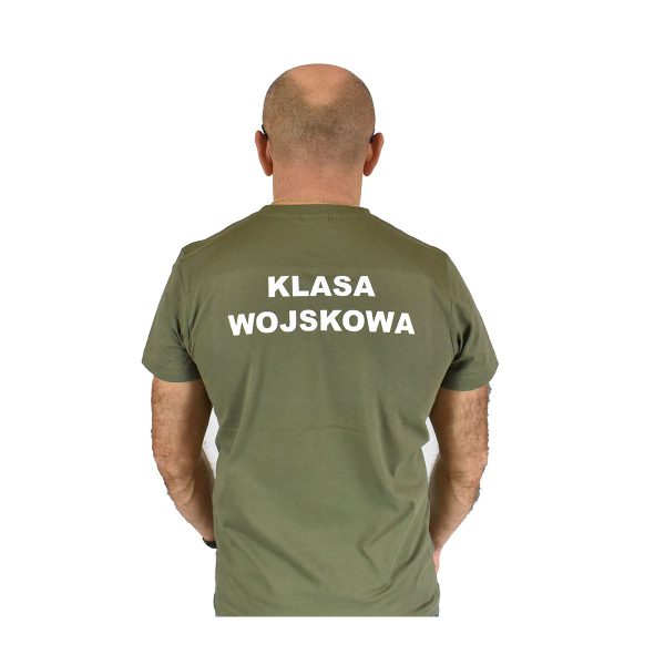 Koszulka z napisem KLASA WOJSKOWA