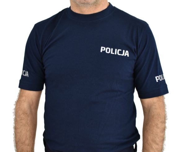 Koszulka granatowa Policja