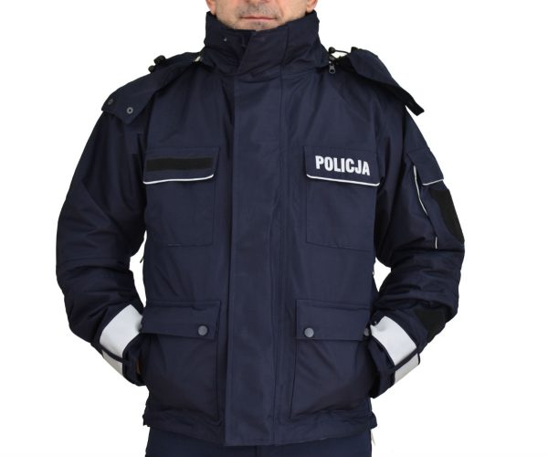 Kurtka zimowa Policji z podpinką używana