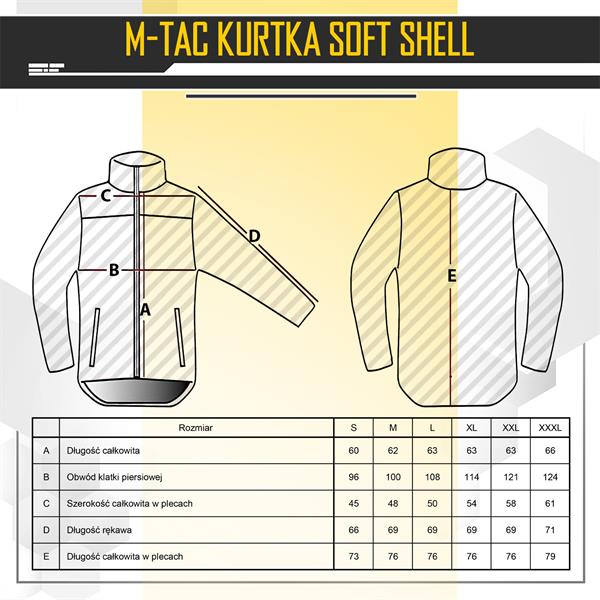 M-Tac Kurtka Soft Shell Police czarna