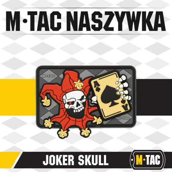 M-Tac naszywka Joker Skull 3D PVC
